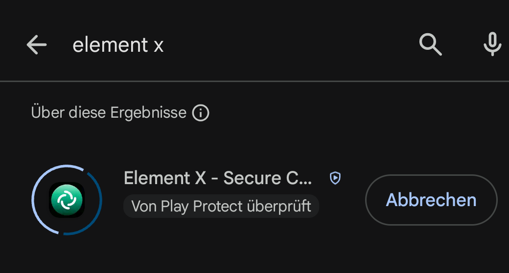 Element X im Store